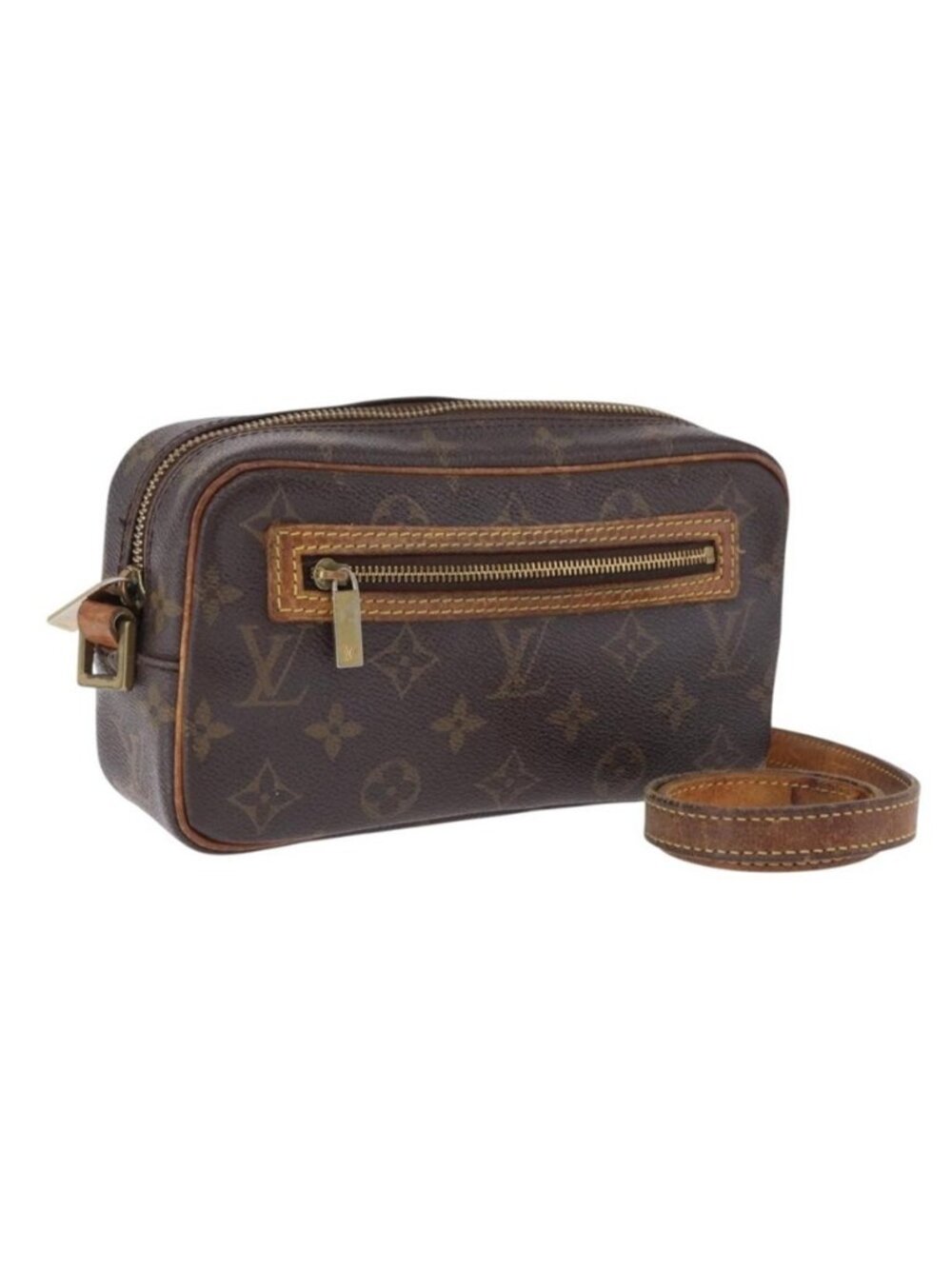 Authentic LOUIS VUITTON Monogram Pochette Cite Shoulder Bag M51183 LV
